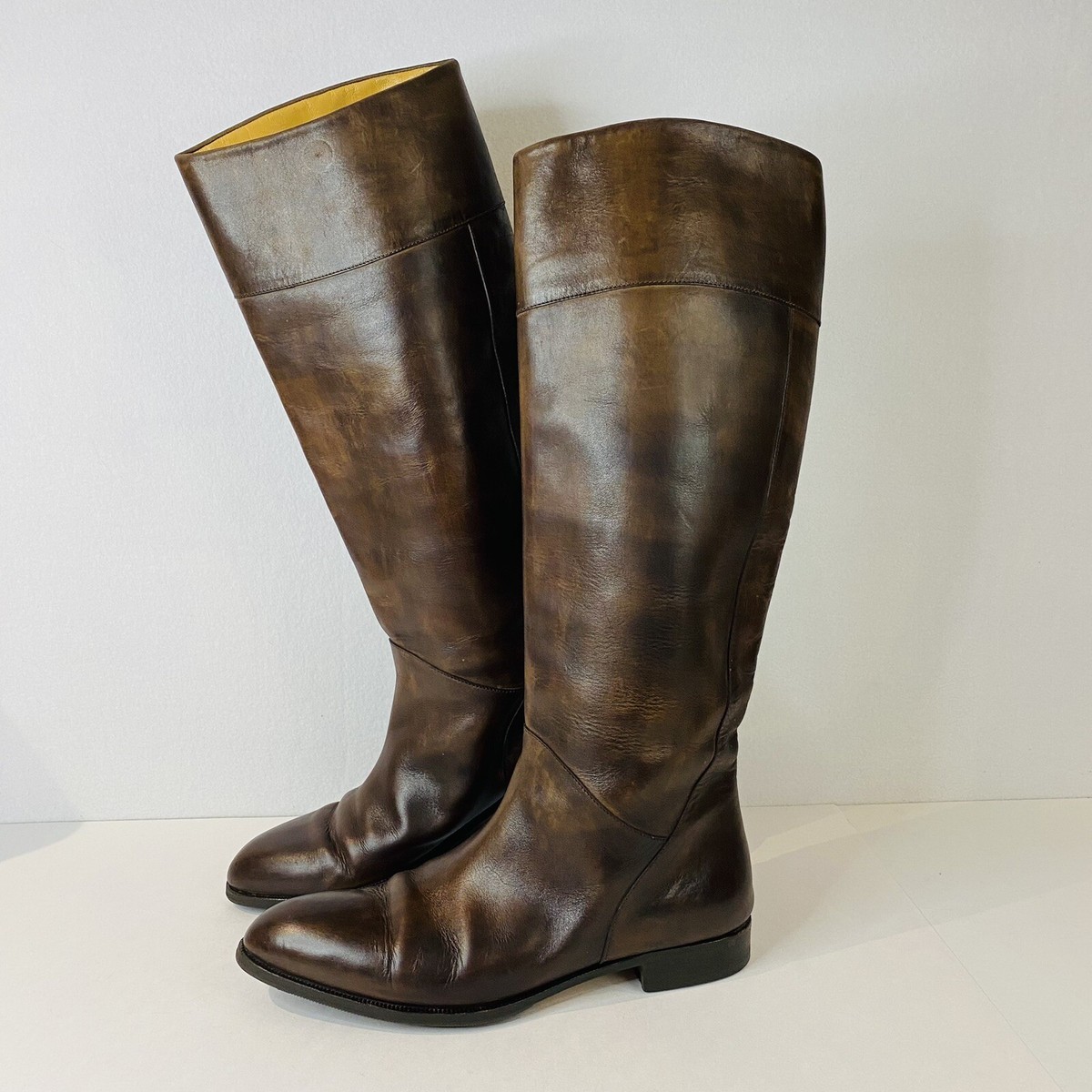 Tanino Crisci Italian Leather Boots Brown Size 38.5 EU — 6