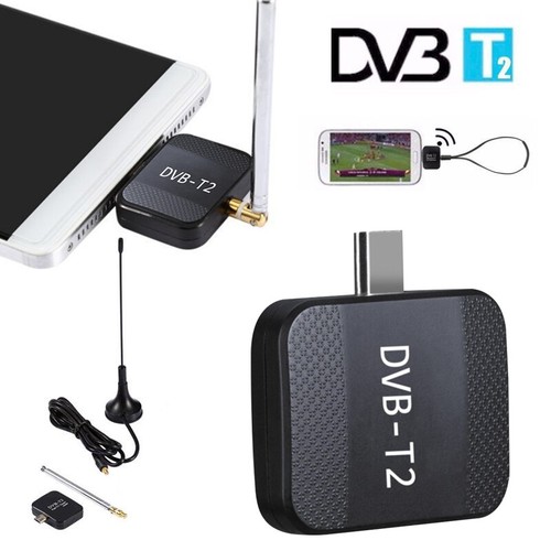 Sintonizador de TV digital por satélite micro DVB-T HD receptor dongle para teléfono Android | eBay