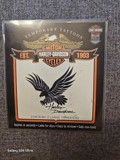 Vintage 1992 Harley Davidson Temporary Tattoos set of 3