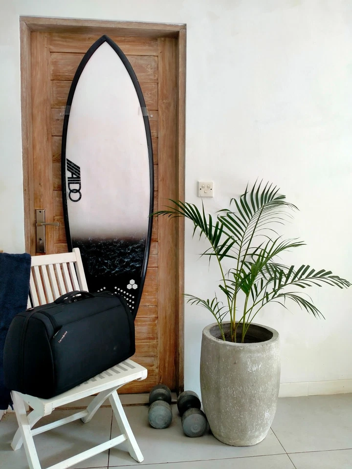 Surfboard Display Racks Clear Transparent Vintage Board Artistic Paint 2xPACK   - Image 4 of 4