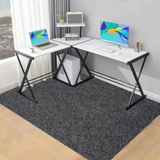 Large Chair Mat for Hard Floor, 63"x51" Office Chair Mat for Hardwood, Gaming 