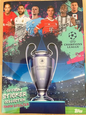 CHOOSE YOUR STICKERS TOPPS CHAMPIONS LEAGUE 2022-2023 = 261 - 543