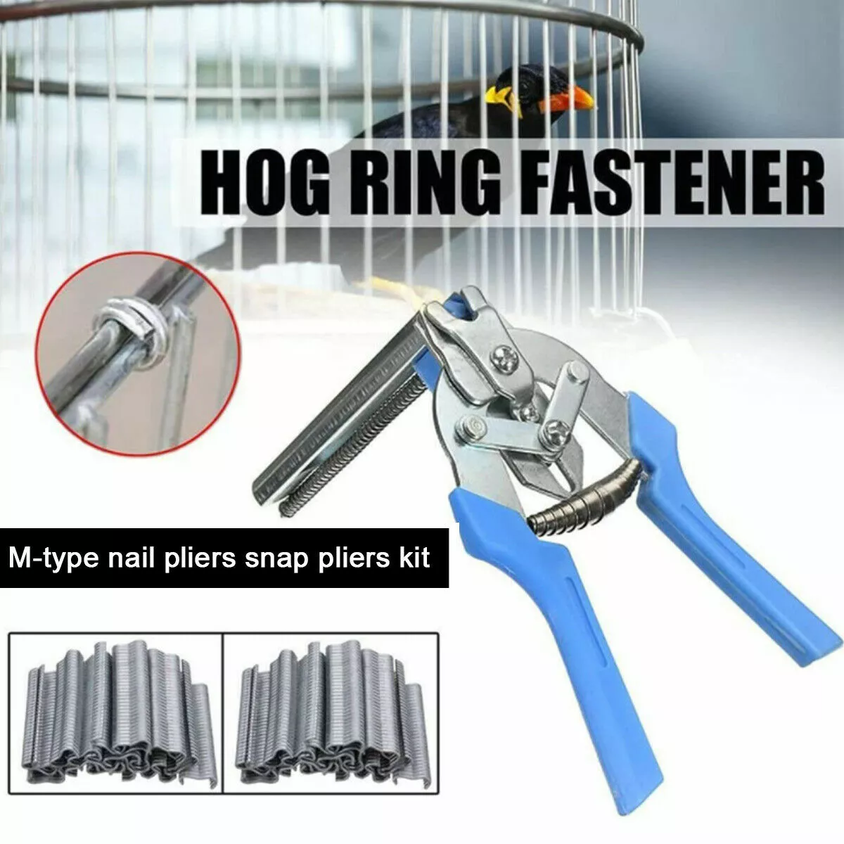 Hog ring 2024 pliers kit