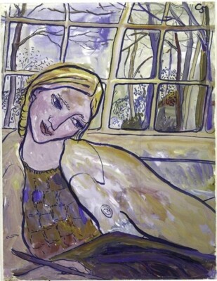 A Life  by Charlotte Saloman - 1930s Art Print - Portrait, Emotional Depth