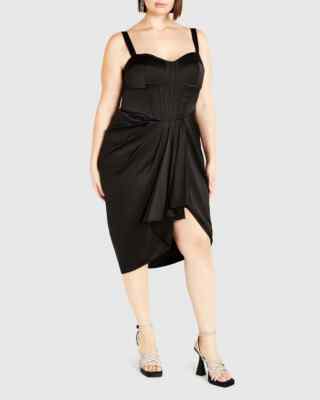 NEW City Chic Ladies Black Sloan Tulip Mid Cocktail Dress Plus Size L / 20 #P100 | eBay NEW City Chic Ladies Black Sloan Tulip Mid Cocktail Dress Plus Size L / 20 #P100 | eBay