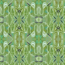 Benartex True Colors by Danielle Duer 16489 44 Leaf Modern Lace Cotton