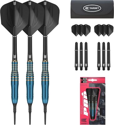 TEAM PRO SERIES HARUKI MURAMATSU BRASS 18G 2BA Brass Darts Set