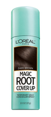 NEW L'Oréal Paris Magic Root Cover Up Gray Concealer Spray Dark Brown 2.0 OZ/57G