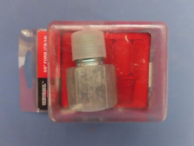 Universal Hydraulic Adapter 5/8'' FORB x 1/2'' Male Pipe Thread # 39038972 NEW