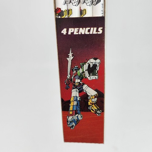 1 VINTAGE 1984 PACKAGE VOLTRON PACK OF 4 PENCILS STATIONARY NOS NEW IN PACKAGE - 第 5/7 張圖片