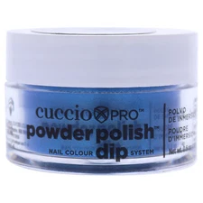 Cuccio Pro Powder Polish Nail Colour Dip System- Deep Blue with Blue Mica-0.5 oz