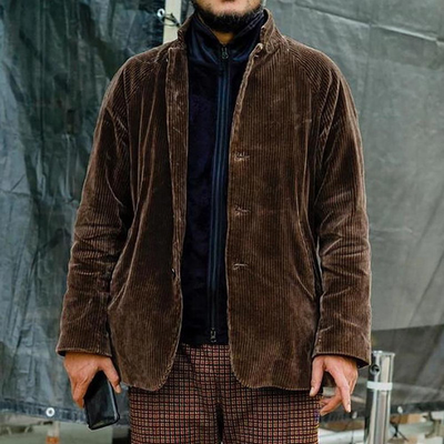 Men's High Collar Streetwear Jacket 