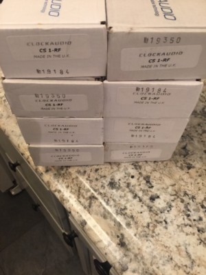Clock Audio CS 1-RF. Lot Of 7 Brand New!!!!