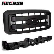 For 2011-2016 F250 F350 F450 F550 Super Duty Front Grille W/ Reinforcement Mount