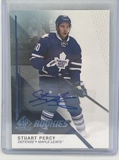 Toronto Maple Leafs - Stuart Percy - 14/15 SPGU - SP Rookies Blue Foil Auto
