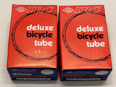 Lot Of 2 IRC Deluxe Bicycle Tube 26 X 1.50 X 1.75 - New Old stock