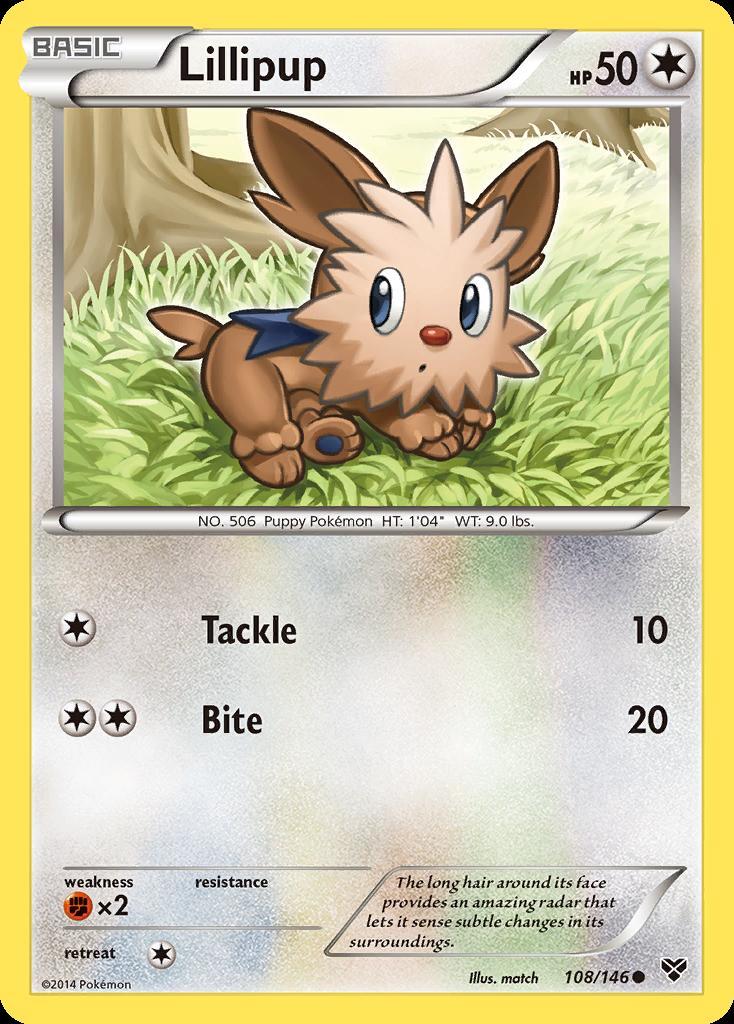 Pokemon Lillipup (108/146) XY LP