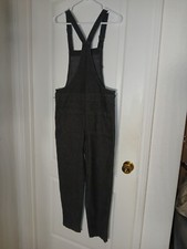 Aerie Womens Werk  Play black corduroy overalls oversized XS