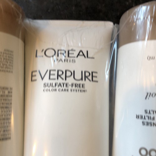 3~L'Oreal Paris EverPure Sulfate Free Shampoo&ConditionerSimply Clean Color Saf - Picture 2 of 5