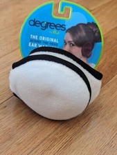 Degrees by 180s Women Fleece Behind-the-Head Ear Muff/Warmers Snow White