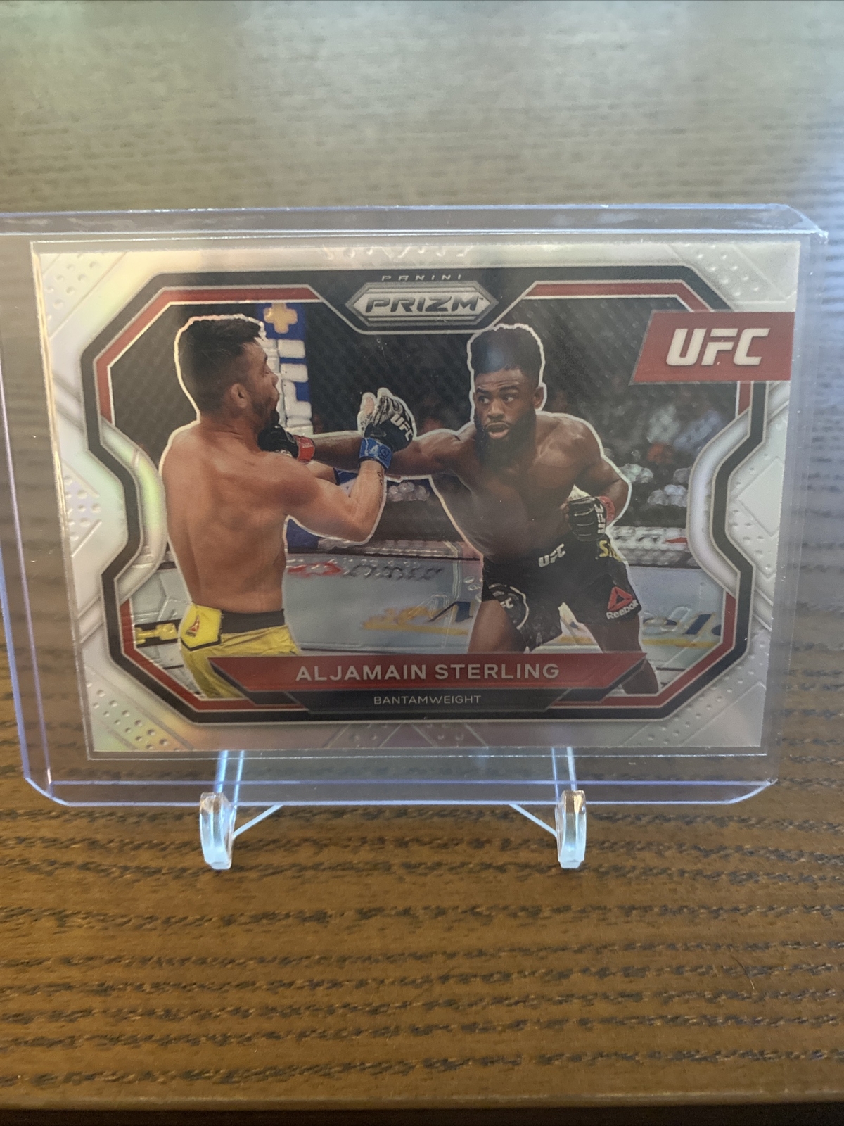ALJAMAIN STERLING 2021 PANINI PRIZM UFC SILVER PRIZM SP