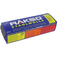 Rakso Stahlwolle Mittel Schleifwolle Wolle Metallwolle Nr. 0 FüLlgewicht 200G