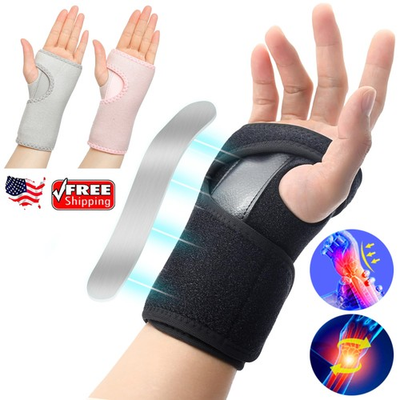#ad #ad 1 2x Carpal Tunnel Wrist BraceNight Wrist Support No Pressure on Thumb for Work $12.93
