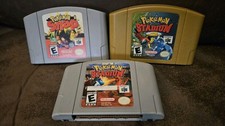 POKEMON STADIUM 1 & 2 And SNAP FOR THE N64!!! 3 GAMES!!! Tested & Working