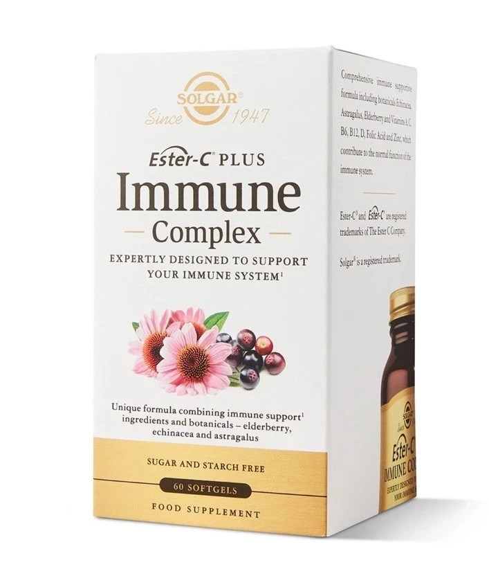 Solgar Immune Complex Vitamin C 60 Softgels