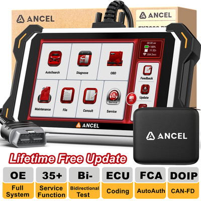 ANCEL DS600 Elite Bidirectional OBD2 Scanner Car Diagnostic Scan Tool ECU Coding