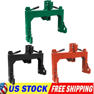 #ad 3 Point Quick Hitch for Category 1 2 Tractor 3000 Lbs w 2 Receivers Adjustable $138.99