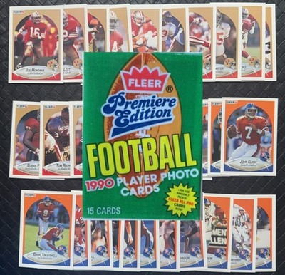 1990 FLEER NFL FOOTBALL Trading Cards Complete Your Set U Pick Emmitt 1/2