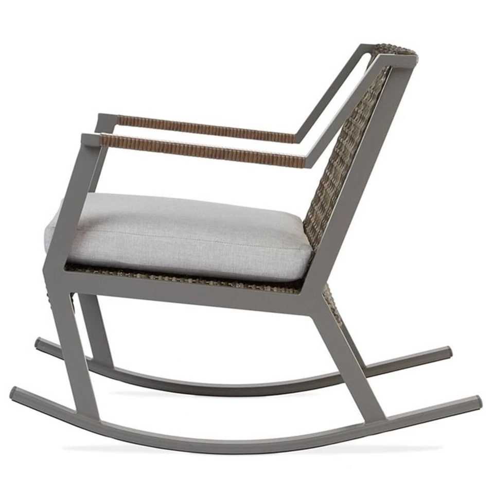 Real Flame Calvin Aluminum Patio Rocker in Gray (Set of 2) - Image 4 of 4