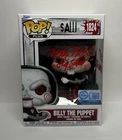 Funko Pop! Billy The Puppet #1824 Autographed Signed and Quoted By Tobin Bell
