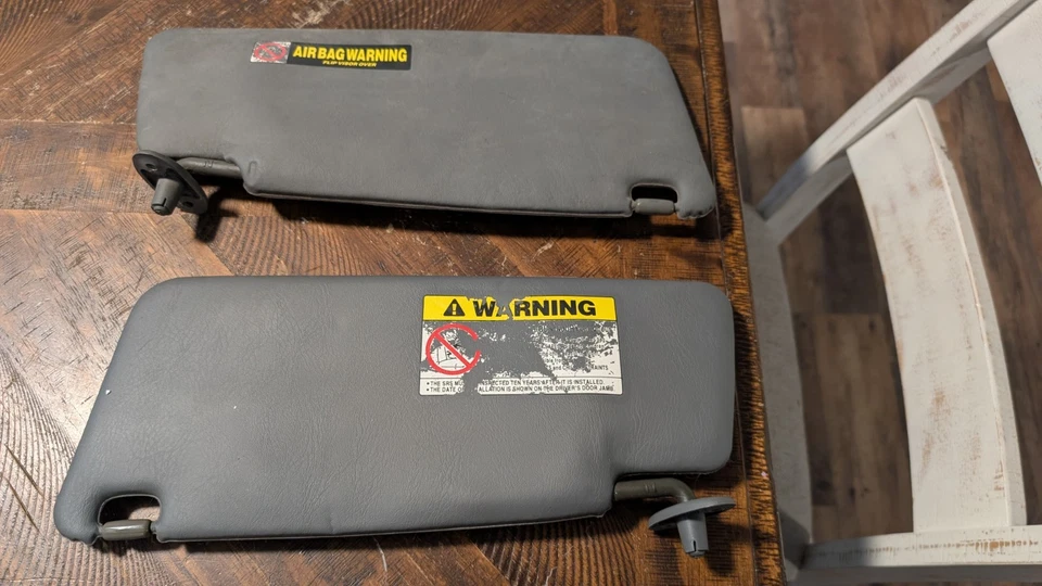 97-01 HONDA PRELUDE - PARASOLES IZQUIERDO Y DERECHO - OEM FÁBRICA OE solapas de plástico Foto 2 de 3