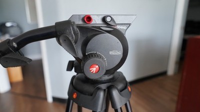 Manfrotto 546B Tripod with 504HD Fluid Head 719821305446| eBay