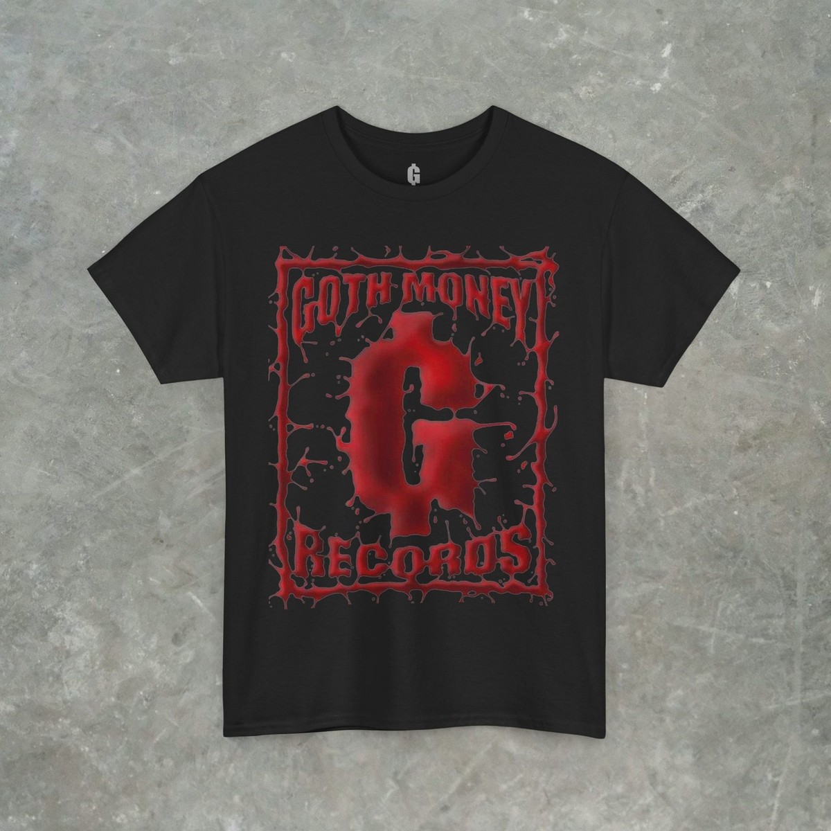 Goth Money Records Tee, Black Kray aka Sickboyrari, Goth Money