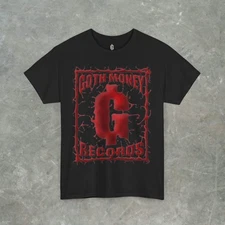 Goth Money Records Tee, Black Kray aka Sickboyrari, Goth Money Blood Splatter