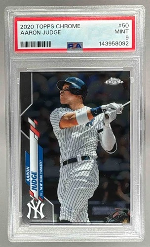 EL.217 Aaron Judge 2020 Topps Chrome #50 PSA 9