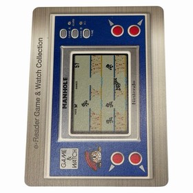 Nintendo e-Reader GBA Manhole Game & Watch Card 2002 Vintage