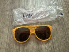 UVEX Z 87 5-3/4 Orange Safety Glasses Made In USA