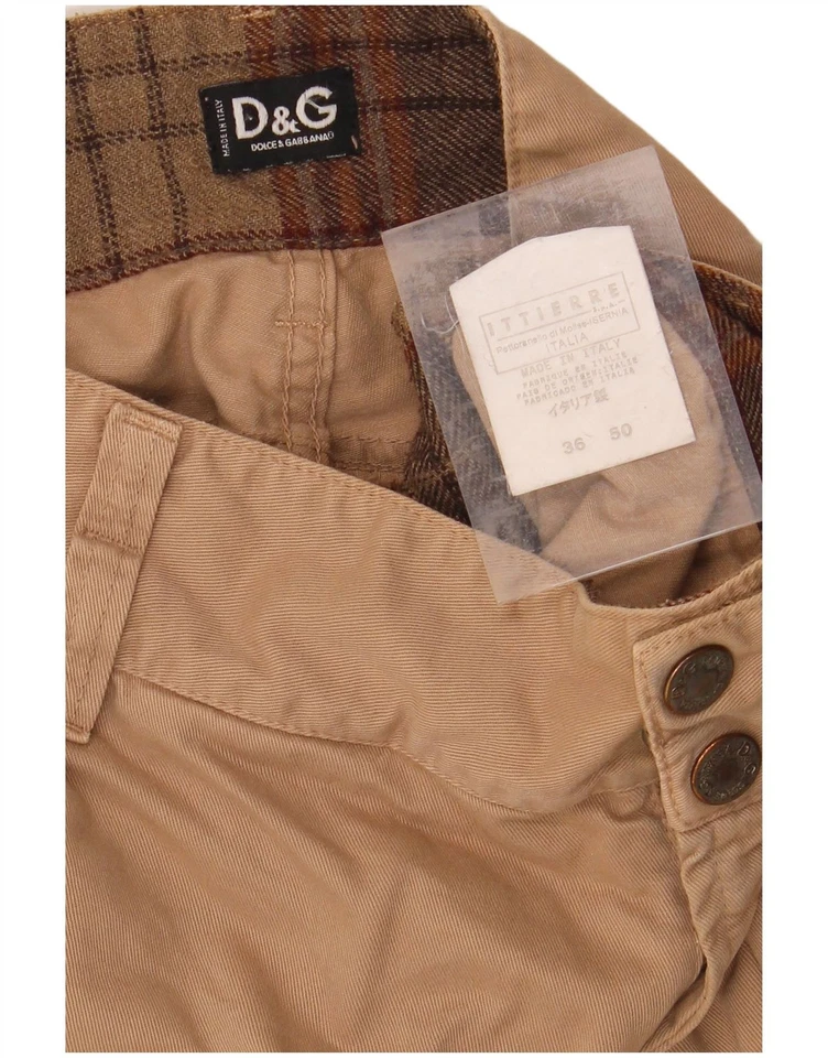 Pantalón chino recto para mujer Dolce & Gabbana IT 50 XL W36 L29 beige AB09 Foto 3 de 3