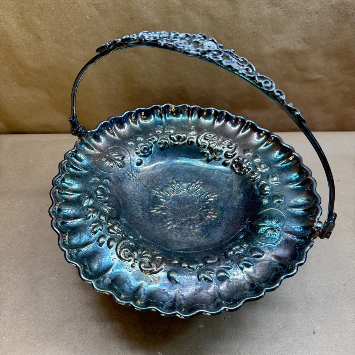 Forbes Silver Co In Antique Us Silver-Plated Platters & Trays for