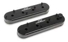 Holley 241-294 GM Track Series LS Valve Covers - Satin Black