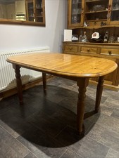 Extendable Dining Table solid pine