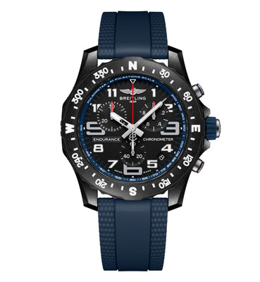 New Breitling Endurance Pro 44 Chronograph Blue Men's Quartz Watch X82310 + B&P