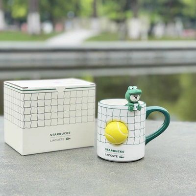 2026 NEW Starbucks 12oz Tennis Bear Ceramic Mug Collectible