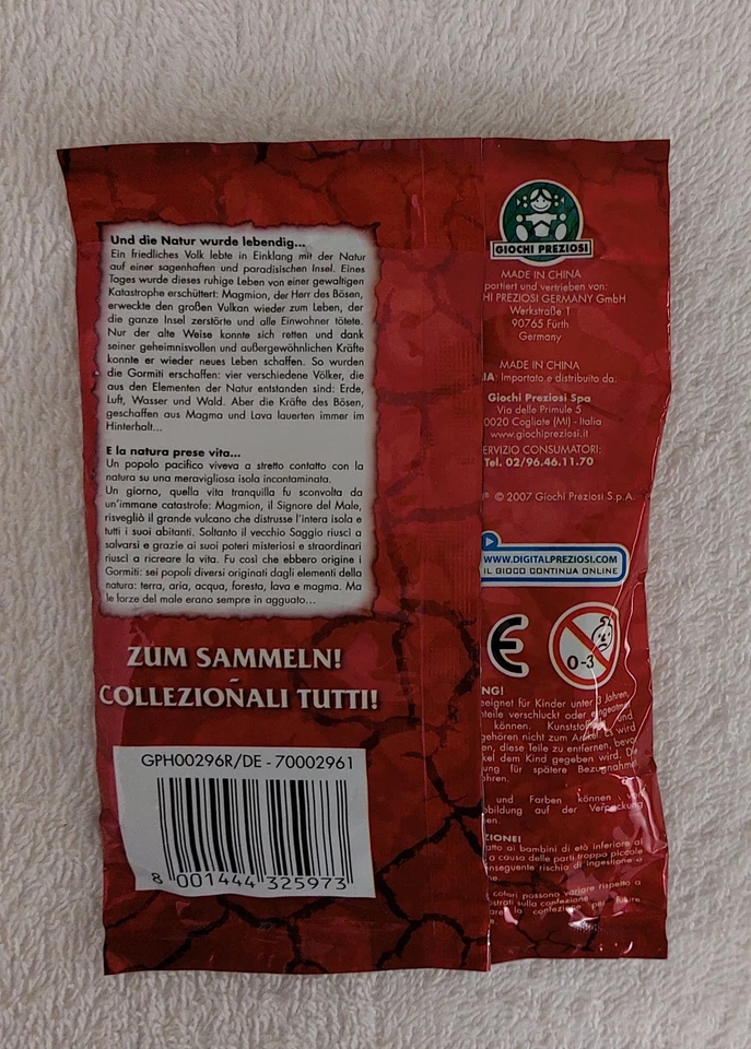 3x Gormiti Die unbezwingbaren Herrscher der Natur Serie 1 Figur Booster Neu OVP - Bild 3 von 4