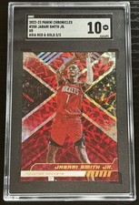 2022-23 Panini Chronicles XR Jabari Smith Jr. #288 Asia Red & Gold /3 Rookie SSP