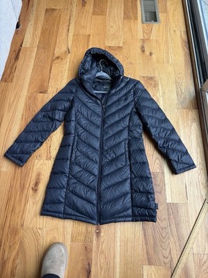 Calvin Klein Women s Navy Down Coat And Very Good Preowned Condition Medium